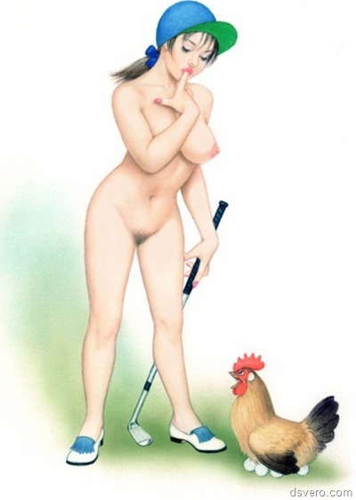 Рисованные голые девушки