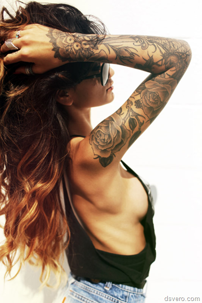 Фотографии девушек с татуировками