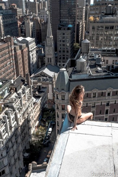 Девушки на крышах высоток